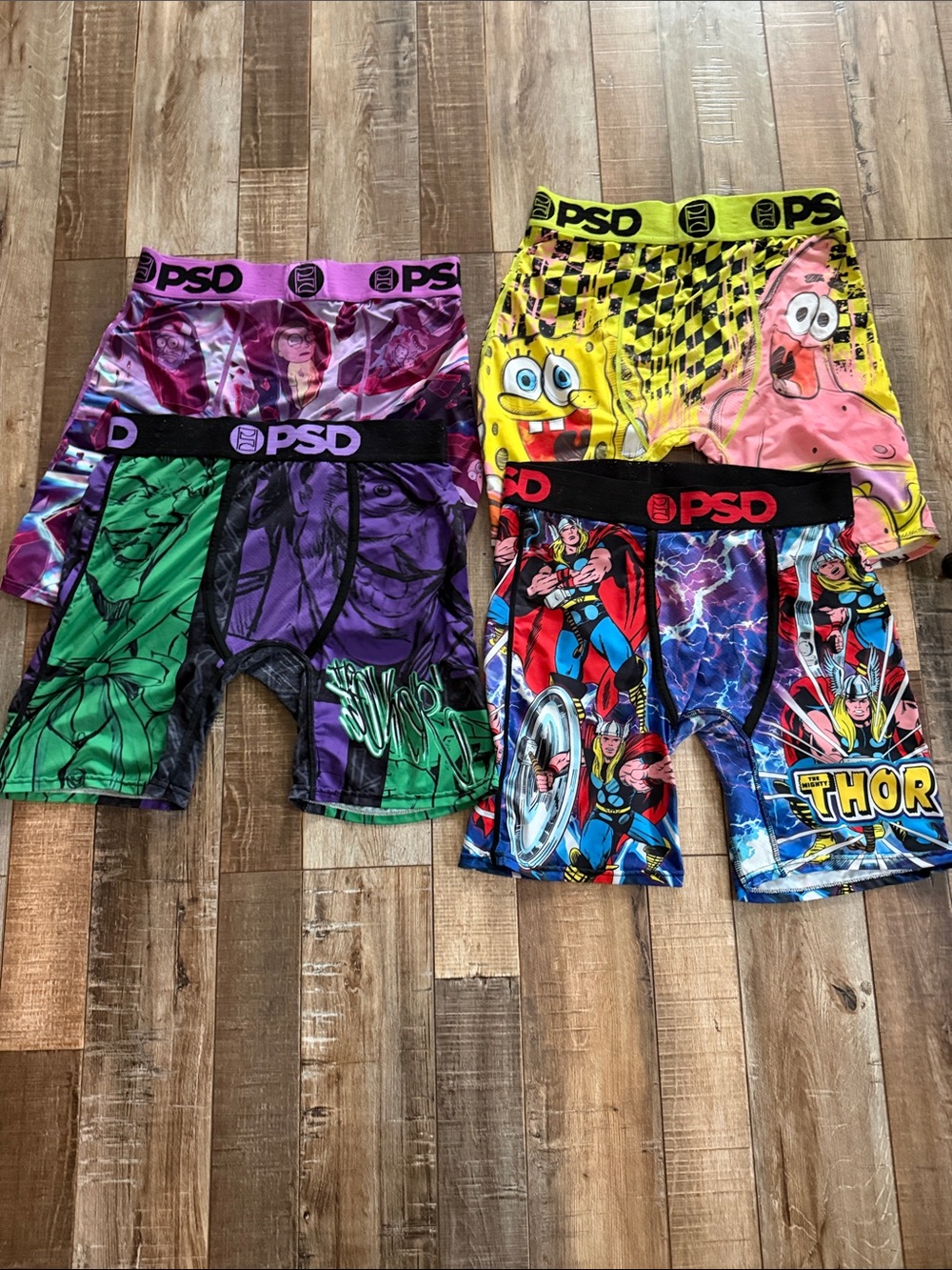PSD Kids' Character Boxer Briefs 4 pack
